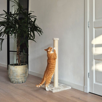 Krabpaal Flip naturel – Bascha | Extra hoog & stevig voor grote katten
