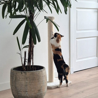 Krabpaal Flip naturel – Bascha | Extra hoog & stevig voor grote katten